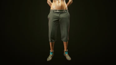 Twill shorts (female) 4 colors