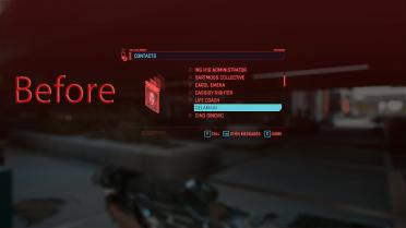 Color saturated red phone avatar