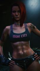 V's short fancy hair