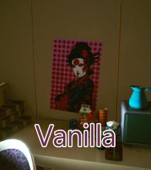 Kerry Eurodyne poster replacement at V Apartment