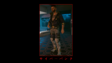 Male V clothing editing and adjustment