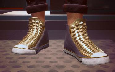 Men's V Pointed Toe Sneakers