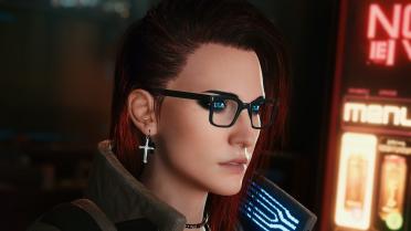 V's short fancy hair