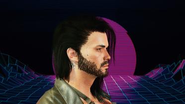 V's short fancy hair