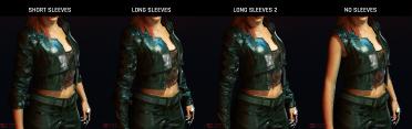 Female V's symmetrical Alt jacket (with custom colors)