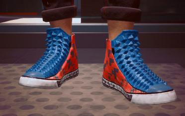 Men's V Pointed Toe Sneakers