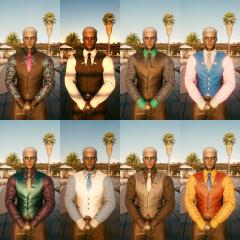 Corpo shirt with tie and vest