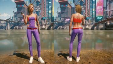 Tube top pants-all color variations