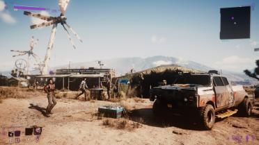 Desert city smog shadow