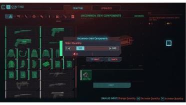 Production adjustment-batch production of item components