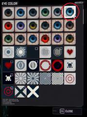 Beautiful custom eye texture