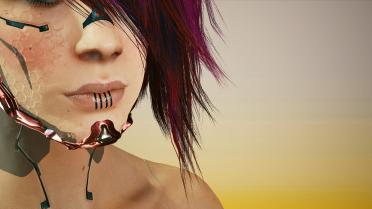 Cyberpunk makeup and face texture collection