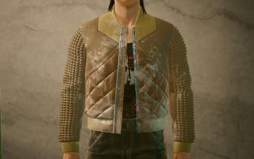 Men's V nail sleeve coat