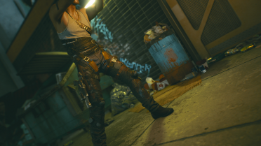 A separate wardrobe-men's and women's clothing library