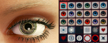 Cyberpunk 2077 eyes