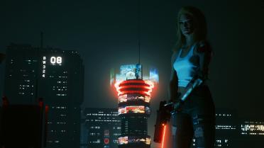 Photo mode pose-pistol suit 01