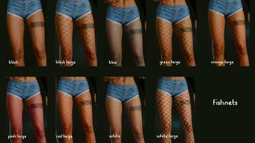 Stockings and fishing nets