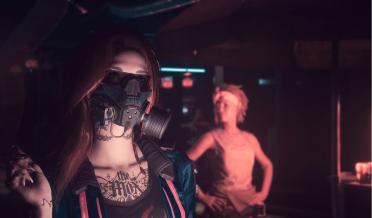 Combine modified accessories-masks and glasses