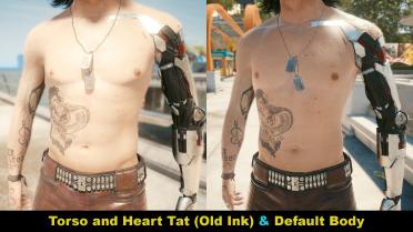 Johnny Reskinned-Tattoos and Scars of Concept Art