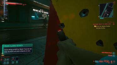 Blade Runner 2077 bullet hole decal