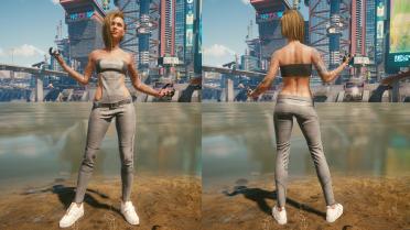 Tube top pants-all color variations