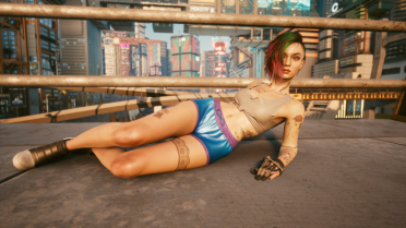 Judy NPC replaced with V