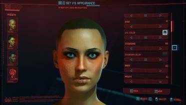 Collection of cyberpunk eyebrows