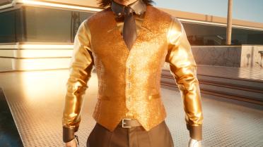 Johnny's golden suit