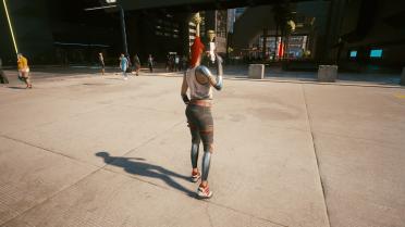 Cropped jeans-Femme V