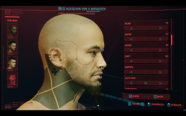 Face Blackwork Tattoo