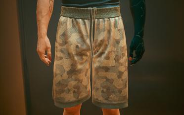 Color changes of men's V fitness shorts