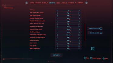 Right mouse button to return or cancel