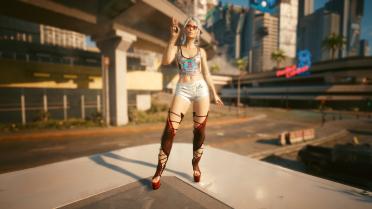 Custom clothing-high heel boots