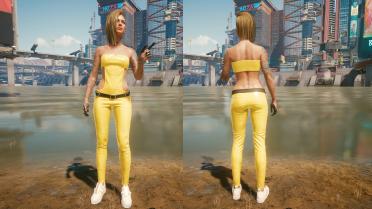 Tube top pants-all color variations