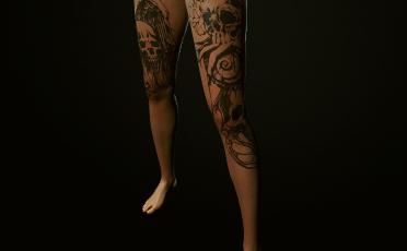Badass tattoo for female V