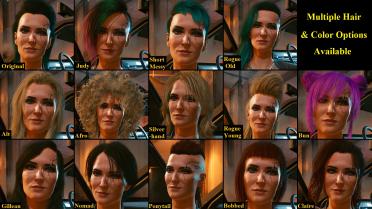 Meredith-different faces and hair