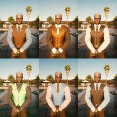 Corpo shirt with tie and vest