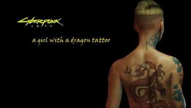 Girl with dragon tattoo