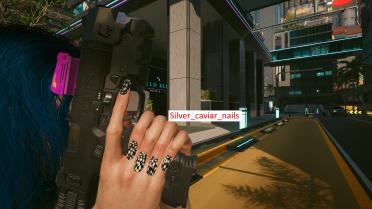 Female V nail texture