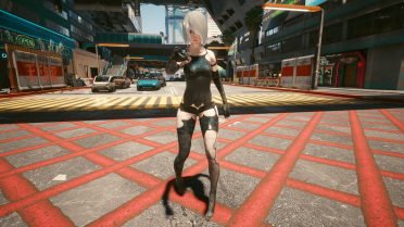 Yorha A2 Swap for V with Weapons