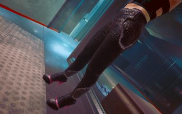 V-shaped men's high heels