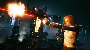 Photo mode pose-pistol suit 01