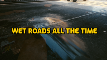 Wet road
