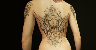 Badass tattoo for female V