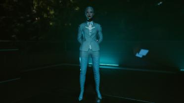 Agent Arasaka white suit