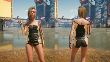 Full swimsuit, no tailoring
