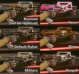 Iconic weapon texture swap
