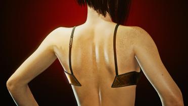 Natural shoulder freckles