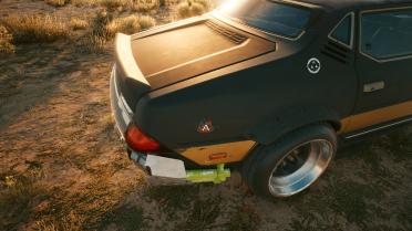 Other stickers for the V car