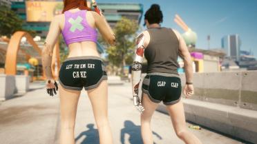 Johnny and V's couple shorts